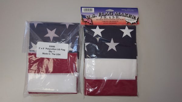 3' x 5' Polycotton U.S. Flags - Image 5