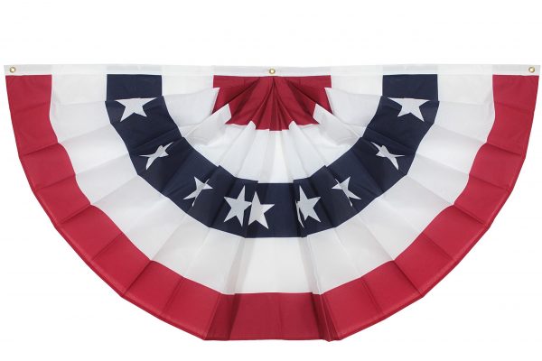 Large Pleated Fan Bunting