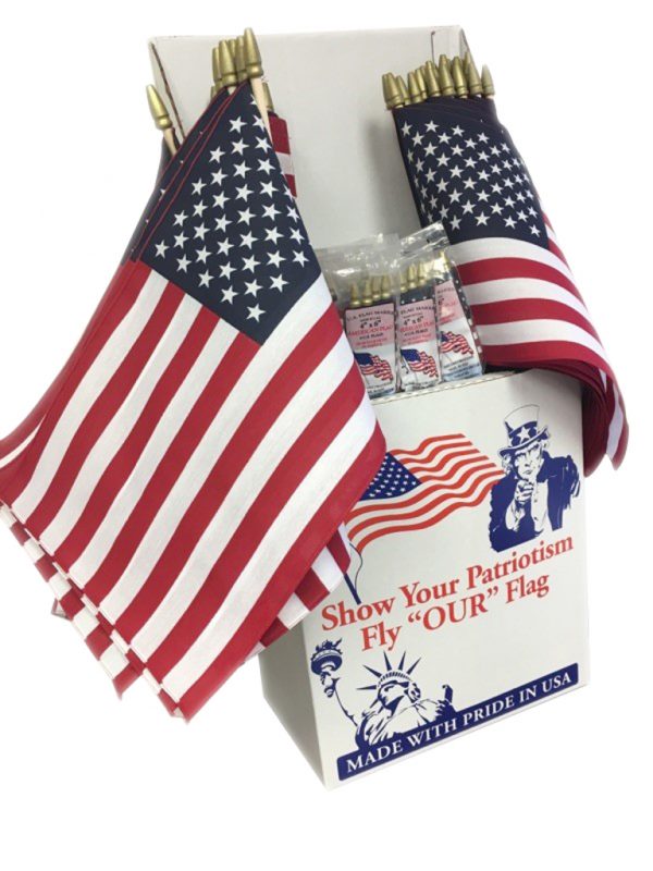American Flag Shelf  Display - 94000