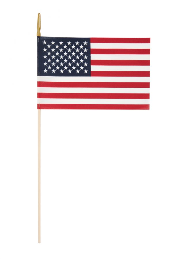 8″ x 12″ U.S. POLYCOTTON FLAG DOWEL 5/16″ x 24″ SPEAR TIP